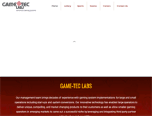 Tablet Screenshot of gameteclabs.com